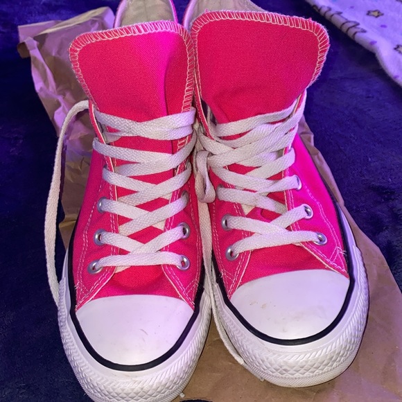 strawberry pink dup converse - Picture 7 of 13